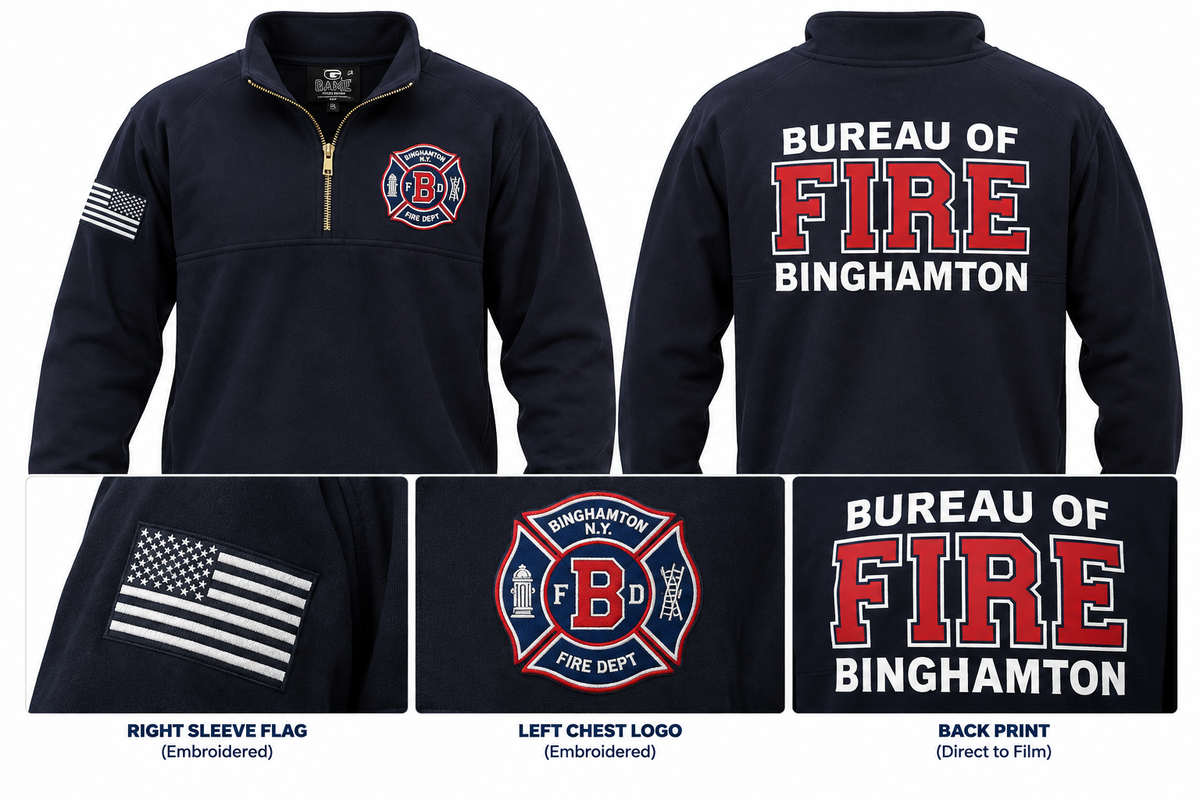 Game Sportswear® Quarter Zip Job Shirt